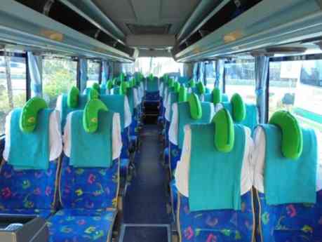 interior bus pariwisata